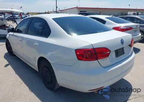 2012 Volkswagen Jetta 2.0L S из США, поврежденный, VIN 3VW2K7AJ4CM382454